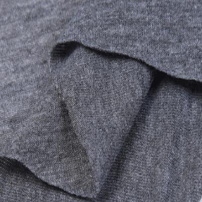 China Anti-Static high quality melange cotton single knitting jersey fabric for sale