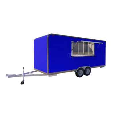 China Compliant with FANS Trailer USA Standard 16ft Food Truck / Hot Dog Food Truck Trailer with Full Kitchen for sale