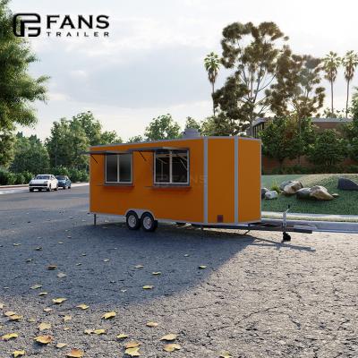 China In line with the rules cheap mobile snack truck kitchen food trailer ice cream concession top selling fast trailer for sale