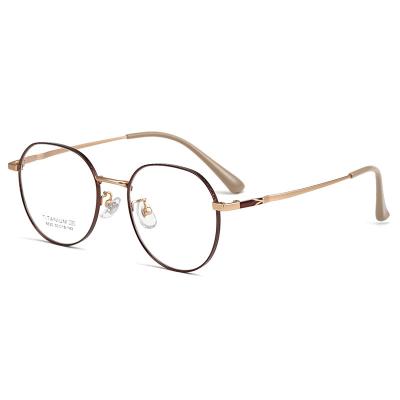 China New Fashionable 8630F Retro Beta Titanium Prescription Glasses Pure Titanium Optical Glasses for sale