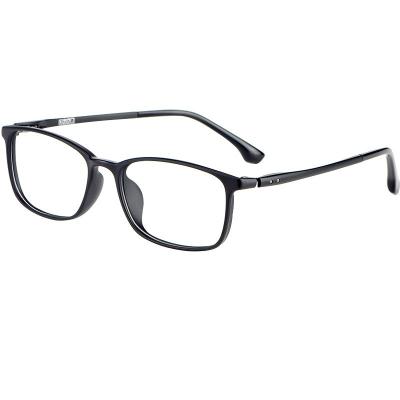 China 9801 New Ultralight Casual Men's And Women's Big Plastic TR Fashionable Steel Optical Frame for sale