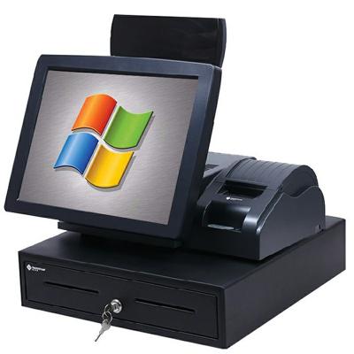 China CashCow price 15 inch touch screen POS software for windows 7 15.6 inch screen for sale