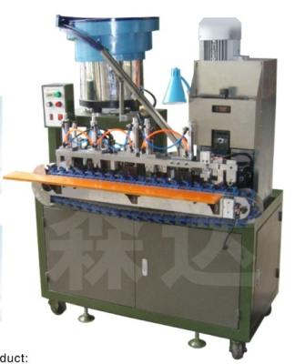 China Fully Automatic Pin Insertion Machine Two Cord Round Wire 445kg for sale