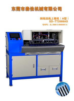 China Draadkabel Knipsel en het Ontdoen van Machine AC220V/50Hz 0.5 - 0.8MPa Te koop