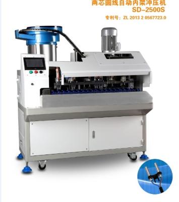 China CE Certificate Power Cable Stripping Machine Two Round Pin Plug Crimping Machine for sale