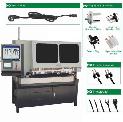 Cina CA di piegatura terminale 220V 50Hz della macchina della spina automatica piena di 2 Pin/3 Pin in vendita