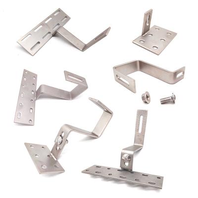 China SUS 304/316 Sheet Metal Bracket Solar Panel Mounting Bracket for sale