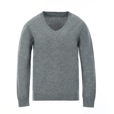 China Quality wholesale classic basic men's hign pullover v neck sweater v neck breathable men's style sweater for sale