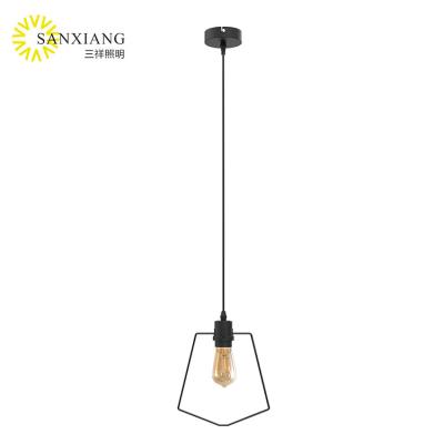 China Contemporary OEM / ODM Easy Install Indoor Kitchen Hanging Light Metal Chandelier E27 Pendant Lamp for sale