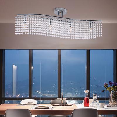 China Contemporary Nordic Luxury Indoor Restaurant Style Skycam Crystal Chandelier Pendant Light Home Hotel Decoration for sale