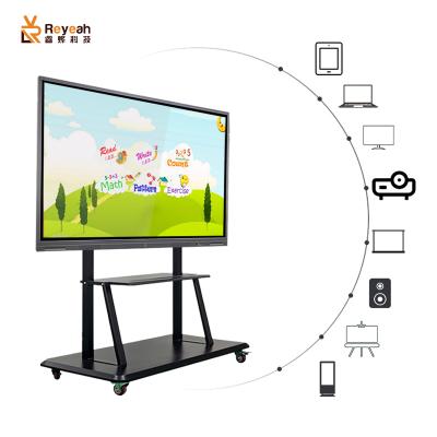 China School / Office 98 Inch Interactive Whiteboard All In One PC Desktop Whiteboard With Stand Smart Reusable Interactive Whiteboard For Classroom for sale