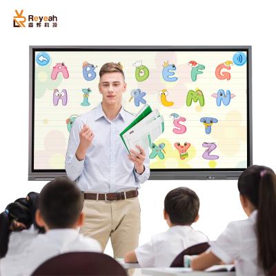 China School/Office Muilt-touch 82 4K Led Conference Smart Whiteboard Smart Touch Whiteboard Smart Board Interactive Flat Panel 90 Inch 90 Inch for sale