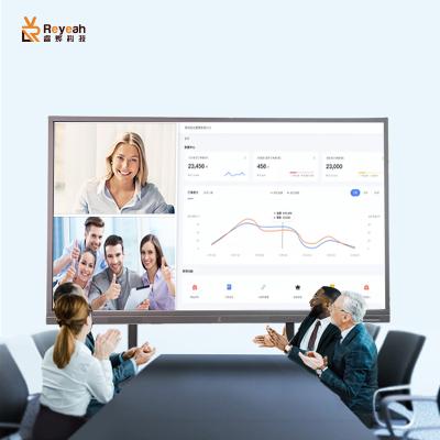 China School/Office Infrared Smart Touch 86 Inch Whiteboard Smart Panel All In One Flat Online Learning Interactive Whiteboard for sale