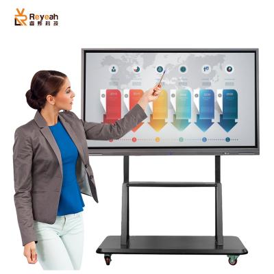 China School/Office 65 Inch IR Touch Screen Digital Electronic Interactive Portable Whiteboard Whiteboard Smart Board For Conference Meeting for sale