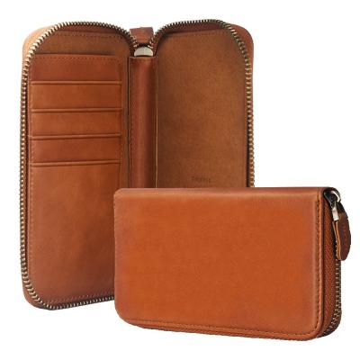 China Hot Selling AMAZONE Real Leather Multifunctional Phone Bag Pouch Genuine Leather Universal Cell Phone Case for sale