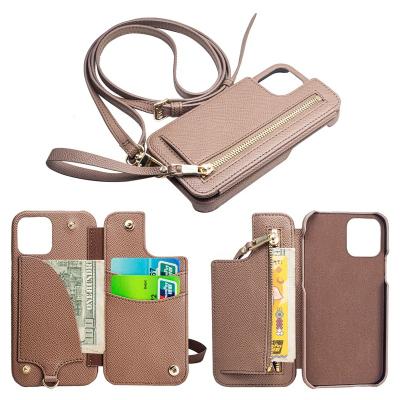 China New Style Bandoliers Cell Phone Shockproof Cross - Body Strap Phone Case Pouch with Body Strap Coin Purse for iphone 12 xr max 13 pro xs for sale