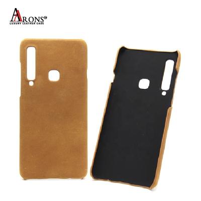 China Hot Sale Fashion Price Mobile Phone Case Genuine Leather Protective Back Cover Shockproof Case For Samsung Galaxy A9 2018 for sale