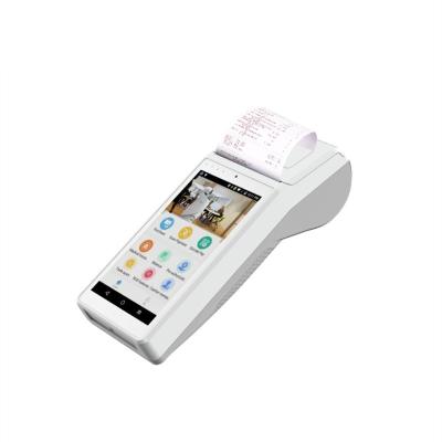 China High Quality Smart WiFi 2G 3G 4G RFID NFC Android 7.1 POS Handheld Terminal Terminal With Printer for sale