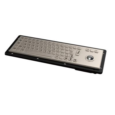 China High Quality Telecommunication Equipment PCI Approved 65 Key Kiosk Metal Keyboard for sale