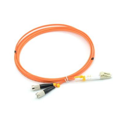 China LC-FC OM2 Factory Duplex Fiber Patch Cord 3M LC Patch Cord Superior Multimode Fiber Optic Patch Cable LK-1008-LCFC for sale