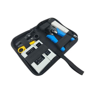 China Network Tool Kit Crimping Crimp Tool For Cuts Strips And Crimps Network Cable for sale