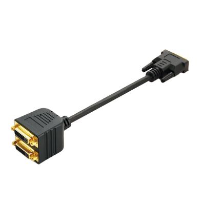 China COMPUTER male DVI (24+1) to 2*DVI (24+1) female cable for sale