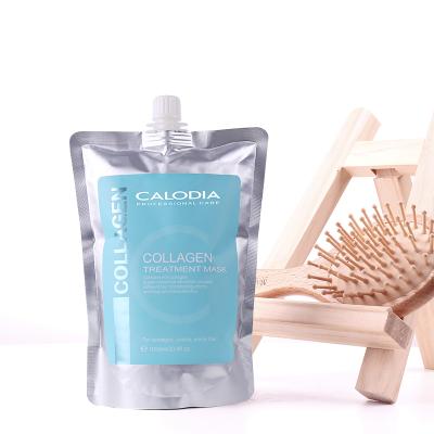 China CALODIA Argan Oil Collagen Keratin Hair Treatment Hair Mask 1000ml Nourishing Deep Smooth Damaged Hair for sale