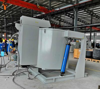 China Stable Performance Natural Gas Fired Crucible Furnace For Melting Aluminum for sale