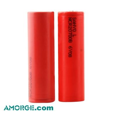 China Sanyo 20700B 3.7V 4500mah 20A high drain rechargeable battery for motocycle power bank flashlight and scooter for sale