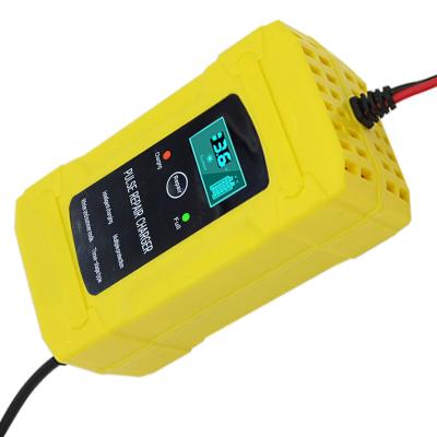 China Smart Type Lead Acid Battery Battery Charger Car Motorcycle 12V6A Repair Charger for sale