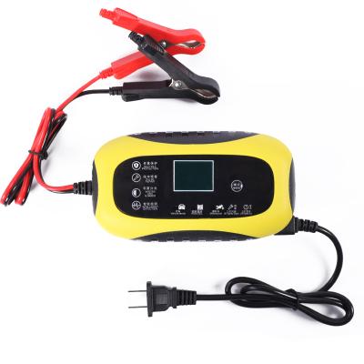 China 12V 12V 6A Lead Acid Battery Car Motorcycle Battery Charger Pulse Repair Automatic Lead Acid Battery Charger For 12 Volt VRLA GEL AGM SLA Battery for sale