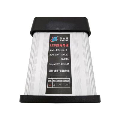 China High Quality Aluminum Shell 12V 5A DC Rainproof Widely Used Changing Power Supply for sale