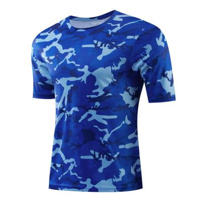 China YKYWBIKE High Quality Breathable Anti-UV Sprotwear Fitness Gym Wear Sublimated Running T-shirt Men for sale