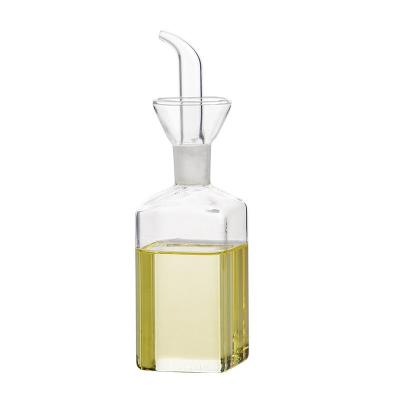 China Oil Vinegar Bottle Glass Olive Oil Can Spice Jar for sale