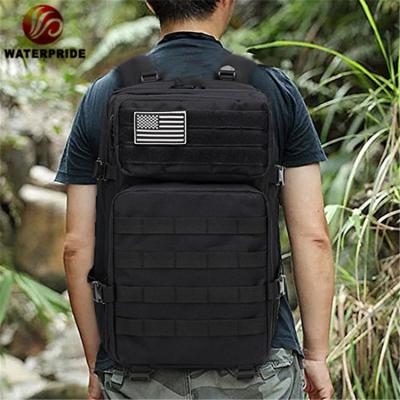 China Wholesale 2021 Black Outdoor Tactical Military Bags 600d Polyester Army Tactical Military Bag Tactical Military Hunting Backpack for sale