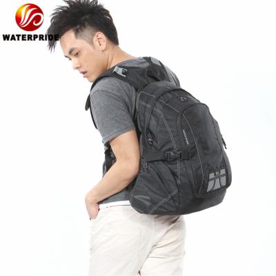 China 17.3 Inch Waterproof Computer Backpack Black Business Rucksack College Bag Waterproof Laptop Backpack Bag for sale