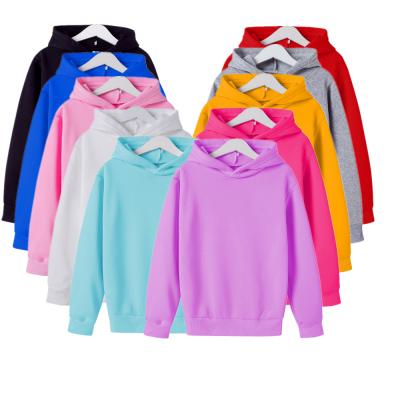 China Breathable Hoodies Sweatshirts Boys Girls Fashion Solid Colors Autumn Winter Fleece Hip Hop Hoody Children Clothing for sale