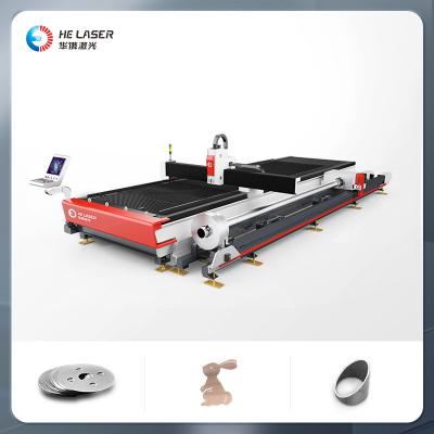 China 2000w 3000w 6kw Metal Sheet Fiber Laser Cutting Machine Raycus 6m Rotary for sale