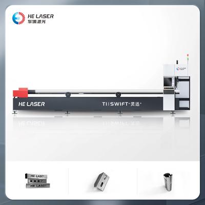 China 1070nm lasermachine voor het snijden van metaalvezelbuizen 3000W lasermachine voor het snijden van ronde buis Te koop