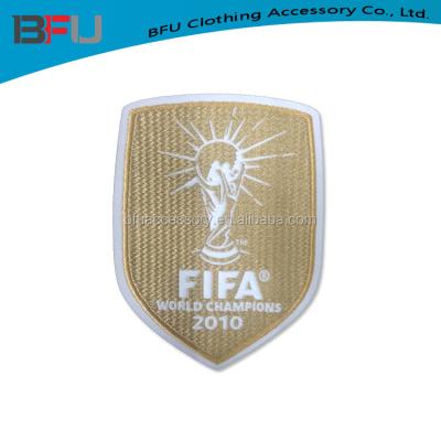 China Football Viable Team Championship Garment Woven Patch BFWP0045 for sale