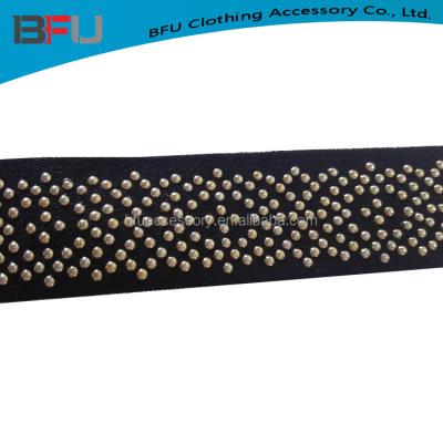 China Workable Nailhead Elastic Tape Factory Stock Nailhead Trimming Tape for sale