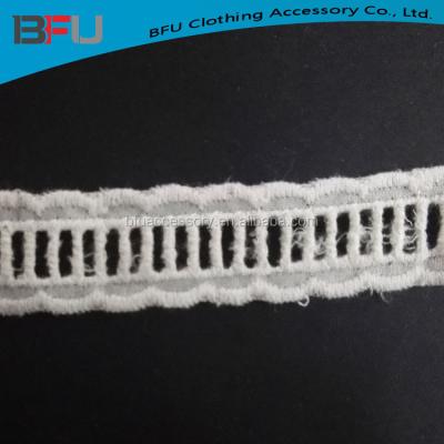 China Workable Large White Cotton Scale Lace Factory Price Scale Lace Cotton Scale Lace Trim Large for sale