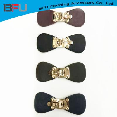 China 2017 Viable New Design High Quality Metal Leather Toggle Button for sale