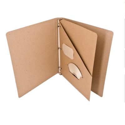 China Recyclable Custom CD 3 Ring Office Binder Folders Basic Around Ring Cardboard Paper Folder for sale