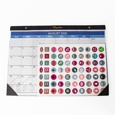 China Promotion Wholesale Custom Diary Planner Desktop Wall Calendar Weekly Monthly Planner 2022 for sale