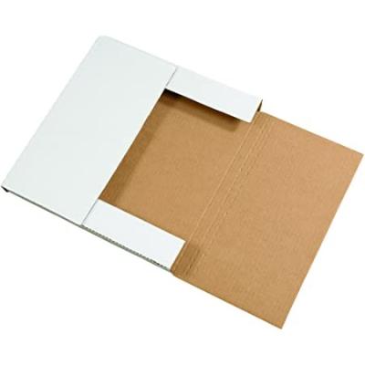 China Recyclable Corrugated Cardboard Easy-Fold Book Mailers, Height Adjustable Mailers, Multi-Depth Easy Fold Mailing Boxes for sale