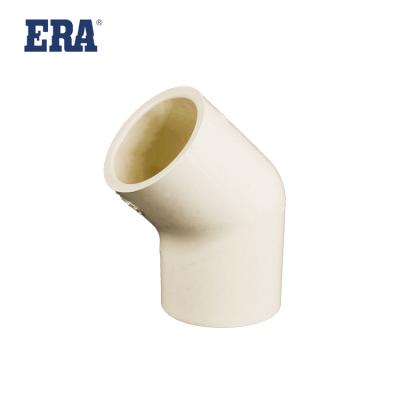 China CPVC ERA 45 Elbow 45 Degree PVC Elbow High Quality PVC Plastic All Size Pipe Fittings for sale