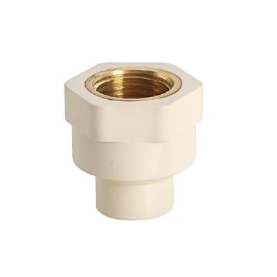 China ERA CPVC Fittings Tee Elbow Adapter CPVC II Brass Female Thread Adapter Reducer ASTM D2846 for sale