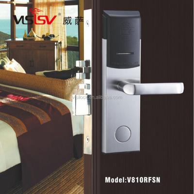 China hotel style apartments stand up straight family seaside hotel CLASSICS&SAFETY! ! VISISV V810 RF Key Card Hotel Door Lock System for sale