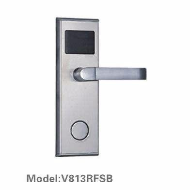 China Hotel Style Apartments Stand Up Family Seaside Hotel RF Card Hotel Swipe Door Lock Security System for sale